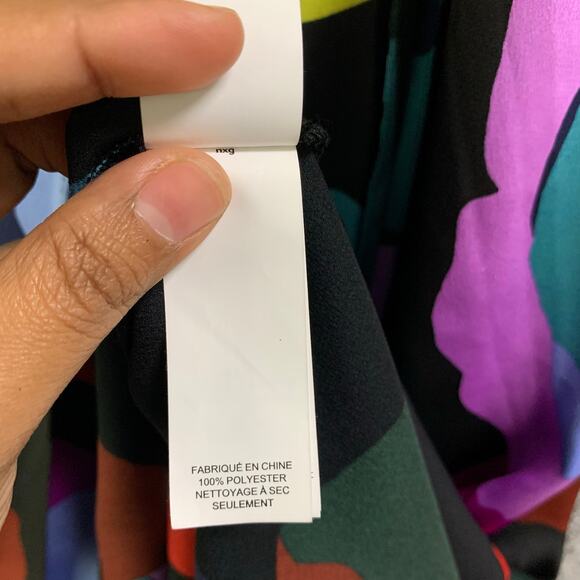 Kate Spade Floral Collage Wrap Skirt Long - Size 16 Multicolor - Picture 7 of 9